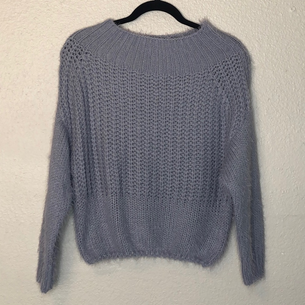 NWT Pink Owl Fuzzy Sweater
